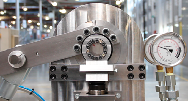 Prueba de carga en el laboratorio de pruebas