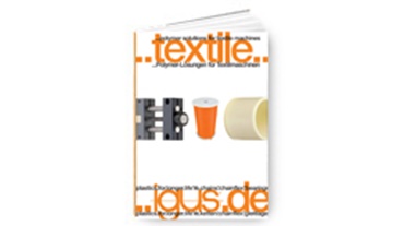 Folleto de industria textil
