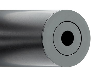Rodillo de guiado xiros® de aluminio anodizado negro