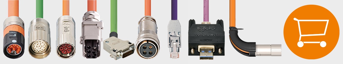 cables de accionamiento con conectores