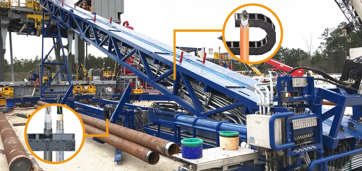 Pasarela de trabajo con productos igus